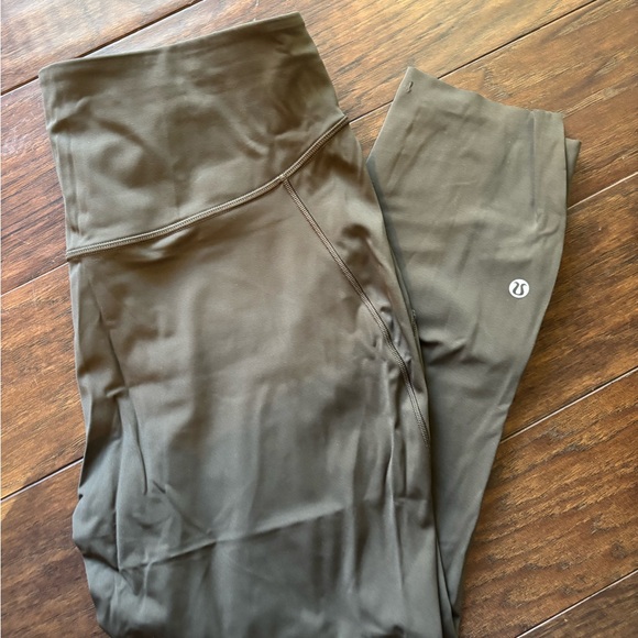 Base Pace High-Rise Leggings - Dark Olive - Picture 1 of 2